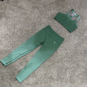 GymShark Green Activewear Set